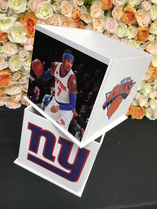 Photo cube centerpieces perfect for any event! Grad, Mitzvah, Birthday