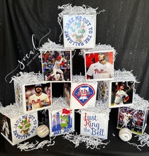 Load image into Gallery viewer, Photo cube centerpieces perfect for any event! Grad, Mitzvah, Birthday
