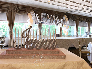 Sweet 16, Quince or Mitzvah Candelabra for Candle Lighting Ceremony