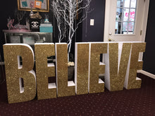 Load image into Gallery viewer, Santa Ana, California store PICK UP- 36” Large Freestanding Foam Letters Priced EACH for Prop or Candy Dessert Table Wedding, Graduation, Birthday
