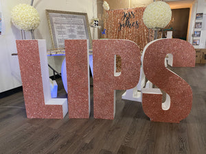 California store PICK UP- 30” Large Freestanding Foam Letters Priced EACH for Prop or Candy Dessert Table Wedding, Graduation, Birthday