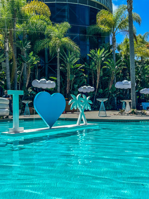 Pool Floating Sign Prop Letters, Pool Floats & Signs