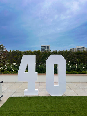 Custom Wood facing 6 foot tall Letters or Numbers Southern California