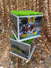 Load image into Gallery viewer, Photo cube centerpieces perfect for any event! Grad, Mitzvah, Birthday
