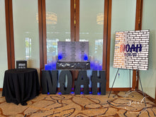 Load image into Gallery viewer, Large Freestanding Foam Letters Priced EA- Prop, Dessert Table Wedding, Grad, Birthday
