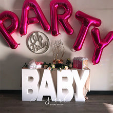 Load image into Gallery viewer, California store PICK UP- 30” Large Freestanding Foam Letters Priced EACH for Prop or Candy Dessert Table Wedding, Graduation, Birthday
