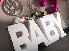 Load image into Gallery viewer, Baby Letters for Prop or Candy Dessert Table

