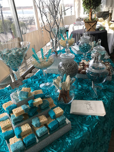 Candy table buffet delivered and set up in Southern California