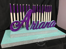 Load image into Gallery viewer, Sweet 16 or Bat Mitzvah Candelabra Candle Lighting Ceremony
