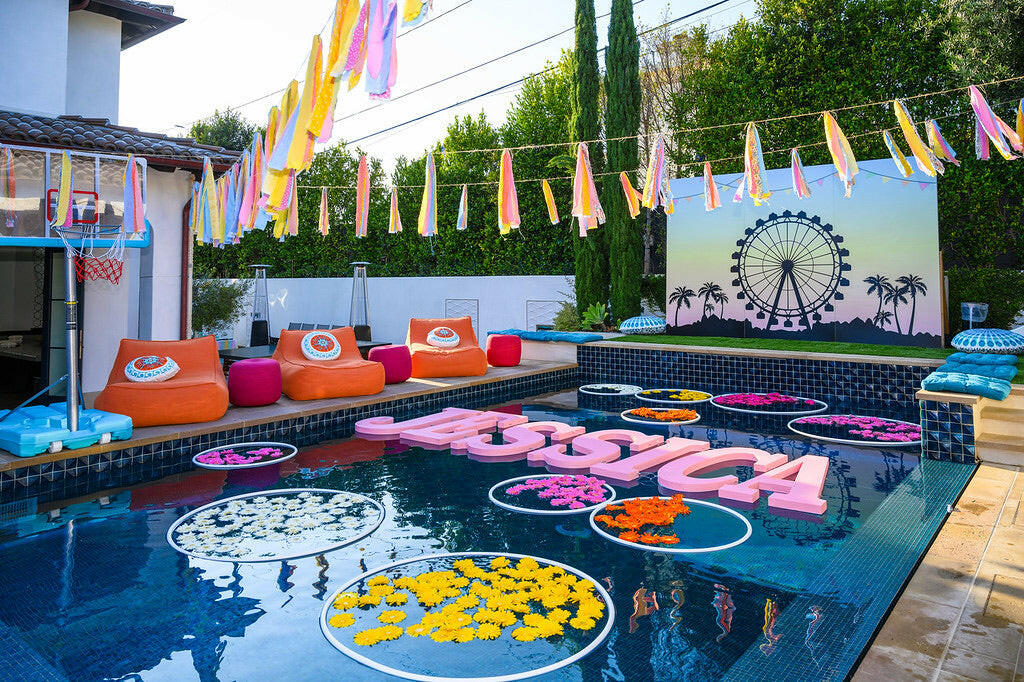 Large! Pool Party Custom Float Decoration Floating Prop Giant Numbers