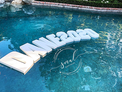 Prop Letters & Pool Floats – SoCal Event Decor