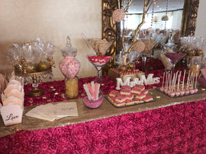 Candy table buffet delivered and set up in Southern California