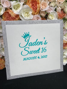 Sweet 16, Quince, Mitzvah Sign In Book