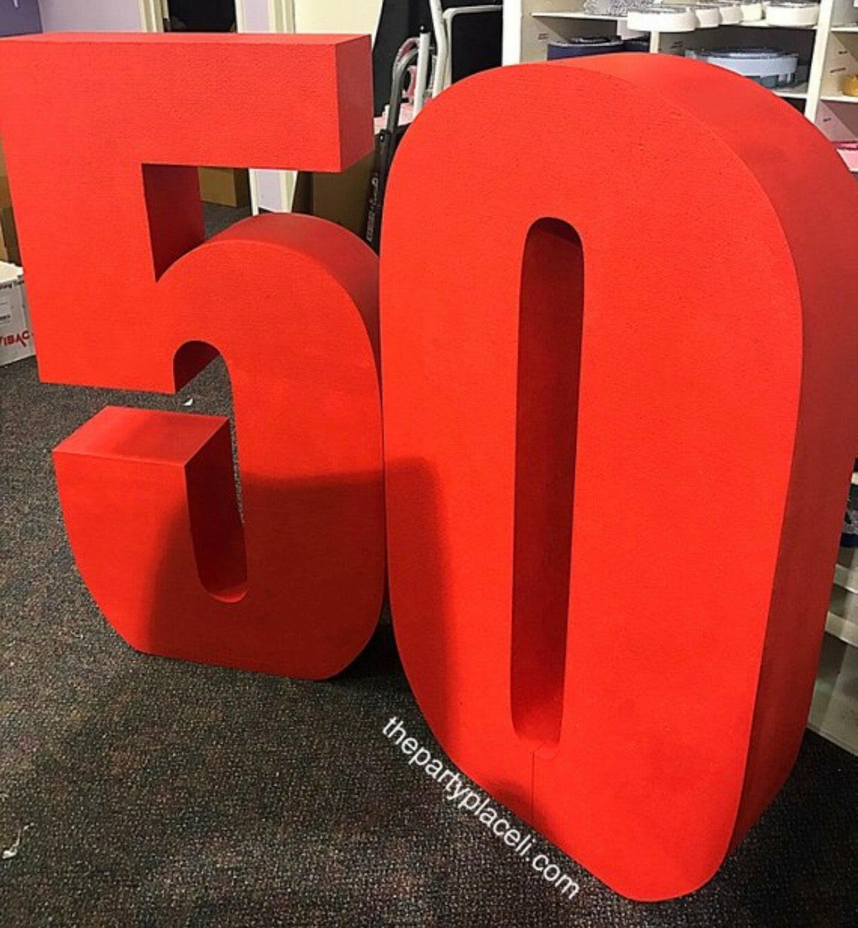 Number Props Huge Foam Numbers 16 18 21 30 40 50 freestanding number set prop for B