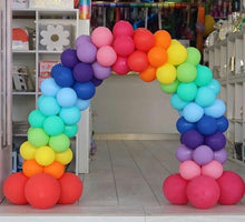 Load image into Gallery viewer, Triple Swirl or Rainbow Balloon Arch Delivered in Orange County California
