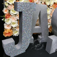 Load image into Gallery viewer, Individual free standing letters - painted, glittered or plain priced each free ship
