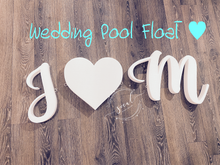 Load image into Gallery viewer, Pool float 3 Letter or symbol Pool Party Custom Float Wedding, Birthday, Grad
