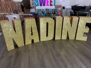 California store PICK UP- 48” Large Freestanding Foam Letters Priced EACH for Prop or Candy Dessert Table Wedding, Graduation, Birthday