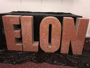 California store PICK UP- 30” Large Freestanding Foam Letters Priced EACH for Prop or Candy Dessert Table Wedding, Graduation, Birthday