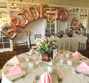 Saying or Name Balloon Letters Arch Delivered in Orange County California