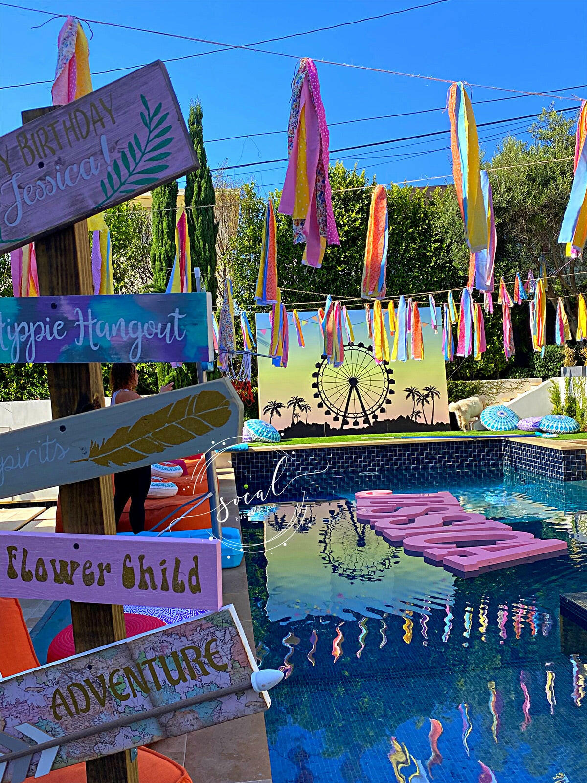 Float Name Signs Prop Letters, Pool Floats & Signs
