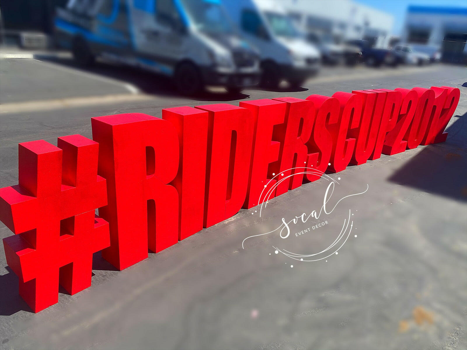 Stern Rider Letters California store PICK UP- 48” Large Freestanding Foam Letters Priced E